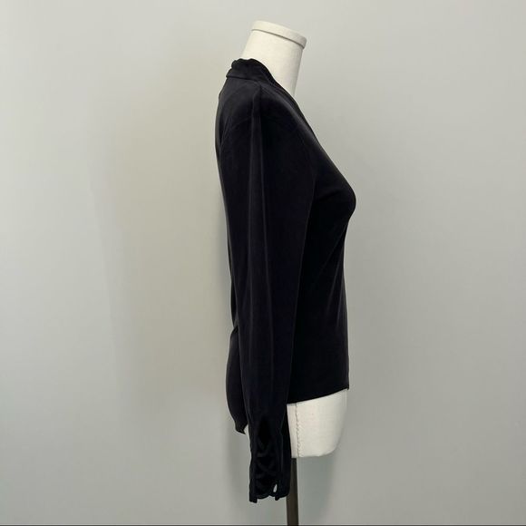 NWT Lucky Brand Long Sleeve Ribbed V Neck Bodysuit - Picture 9 of 15